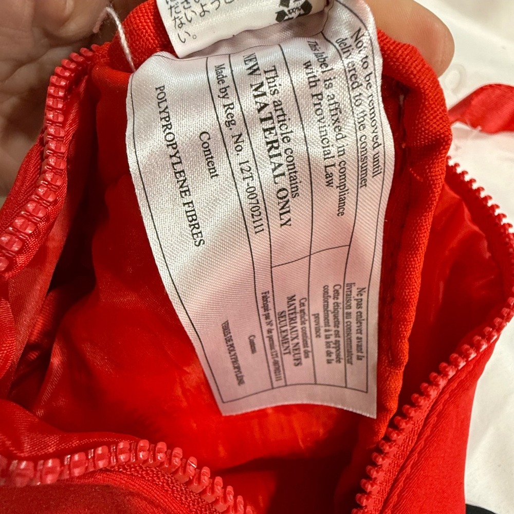 Disney Store Mickey Mouse Red Shorts Fanny Pack Waist Bag with 3D Ears One Size - Picture 6 of 8